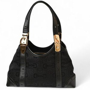 GUCCI Black Horsebit Bag